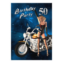 50th Birthday party Invitation