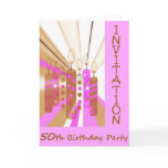 50th Birthday Party Invitation cards