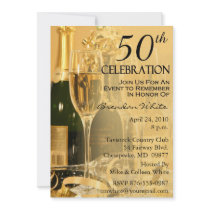 50th Birthday Party Invitations