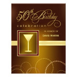 50th Birthday Party Invitations - Contemporary