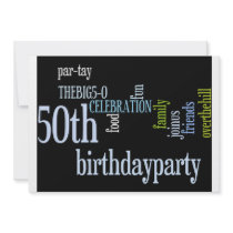 50th Birthday Party Invite
