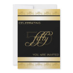 50th Birthday Party Personalized Invitation