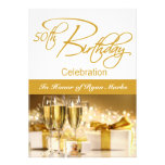 50th Birthday Party Personalized Invitation