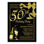 50th Birthday Party - Surprise Party Invitations