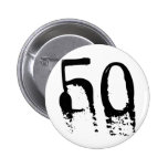 50th Birthday Pins