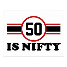 50th Birthday Post Card