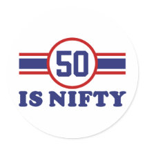 50th Birthday Sticker