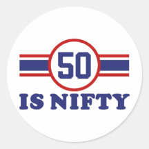 50th Birthday Sticker