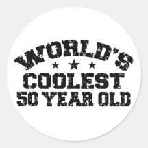 50th Birthday Stickers
