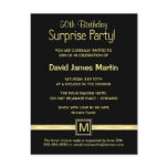 50th Birthday Surprise Party - Sample Invitations postcards