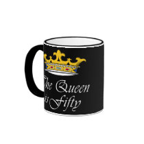50th birthday The Queen is 50! Mugs