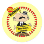 50th Birthday Wine Women Song Sticker