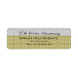 50th Golden Anniversary Avery Label
