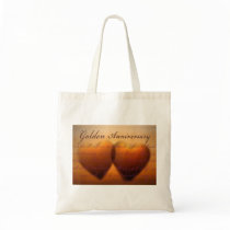50th Golden Anniversary heart design Bag