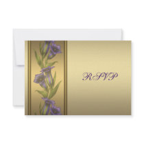 50th Golden Anniversary Purple Violet RSVP