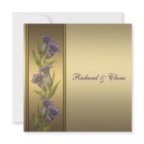 50th Golden Anniversary Purple Violets