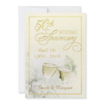 50th Golden Wedding Anniversary Party Invitations