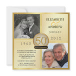 50th Golden Wedding Anniversary Photo Invitations