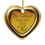 50th Golden Wedding Anniversary Photo Ornament