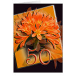 50th Happy Birthday Card