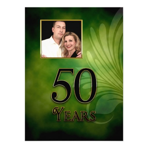 50TH INVITATION ( BIRTHDAY OR ANNIVERSARY )