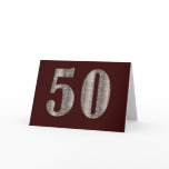 50th Snakeskin Greeting Card