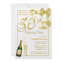 50th Surprise Birthday Party - Custom Invitations