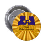50th Wedding Anniversary Button