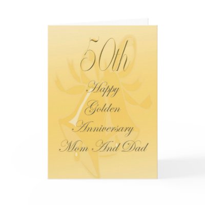 50th Wedding Anniversary Card For Mom And Dad by NormaJean35