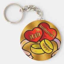 50th Wedding Anniversary Gifts Key Chain