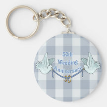 50th Wedding Anniversary Gifts Key Chains