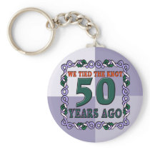 50th Wedding Anniversary Gifts Key Chains