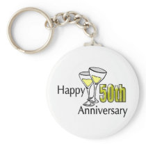 50th Wedding Anniversary Gifts Key Chain