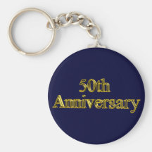 50th Wedding Anniversary Gifts Keychain