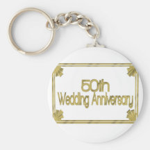 50th Wedding Anniversary Gifts Keychains
