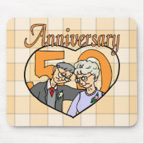50th Wedding Anniversary Gifts Mouse Pad
