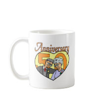 50th Wedding Anniversary Gifts Coffee Mugs