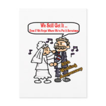 50th Wedding Anniversary Gifts Post Card