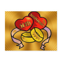 50th Wedding Anniversary Gifts Post Card