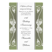 50th Wedding Anniversary Invitation