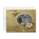 50th Wedding anniversary invitation announcement