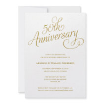 50TH | WEDDING ANNIVERSARY INVITATIONS