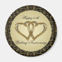 50th Wedding Anniversary Magnet