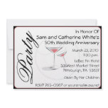 50th Wedding Anniversary Party Invitation
