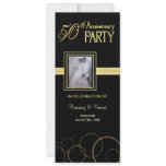 50th Wedding Anniversary Party - Photo Optional Invitation