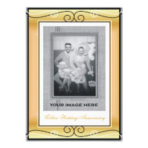 50th Wedding Anniversary Personalized Invite