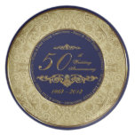 50th Wedding Anniversary Plate