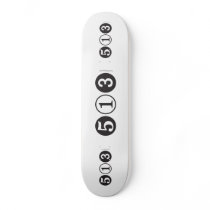 513 Area Code (Cincinnati) Skateboard Deck
