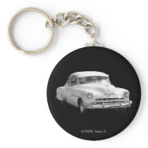'52 Chevy Deluxe Mono Keychain