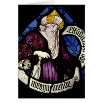52:Roundel of the prophet Ezekiel, 15th century cards